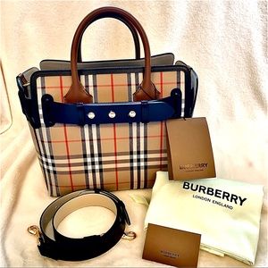 Burberry Small Vintage Check Triple Stud Belt Bag